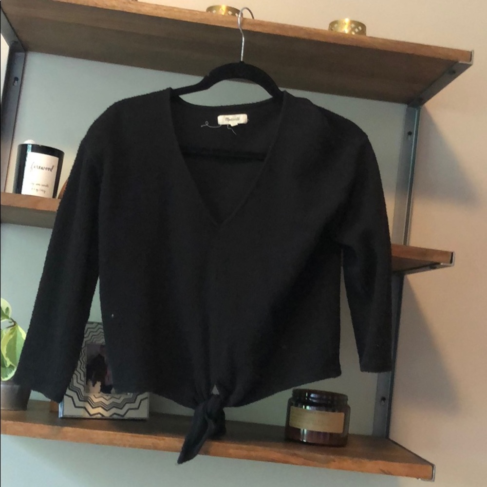 Madewell tie front top